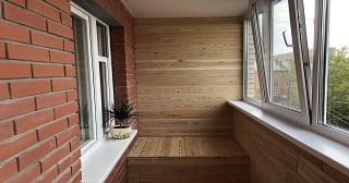 Отделка, остекление, утепление балконов в Колпино от 208 руб. м/2.